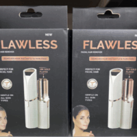 DEPILADORA FACIAL FLAWLESS A PILA WH679