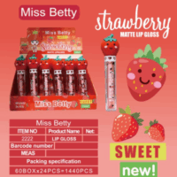 GLOSS FRESA FRUTILLA FELIZ MISS BETTY 2222