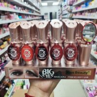 MASCARA DE PESTANIAS CURLY BIG EYES CON ESPEJO KISS BEAUTY KA66017B