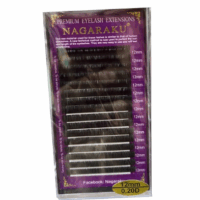 Pestañas Nagaraku Premium Natural Medidas Unicas 15MM