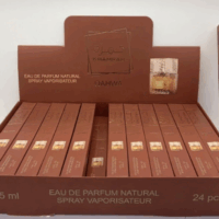 TUBO PERFUME ARABE KHAMRAH MARRON 35ML AB100-19