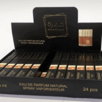 TUBO PERFUME ARABE KHAMRAH NEGRO 35ML AB100-16