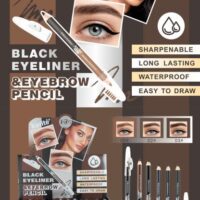 DELINEADOR DE OJO Y LAPIZ DE CEJAS 2EN1 KARITE KA2751