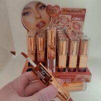 LABIAL GLOSS 2 EN 1 KISS BEAUTY KA70845