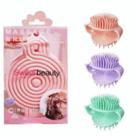 MANOPLA CAPILAR MASAJEADORA DOBLE SILICONA SMY11