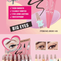lapiz delineador fibra big eyes kiss beauty ka59261