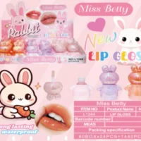 CUTE LIP GLOSS TORNASOL CONEJITO MISS BETTY L1244