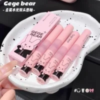 GEGE BEAR LABIAL CREMOSO LIP GLOSS SOFT WATER DOUBLE GLAZE GX1182