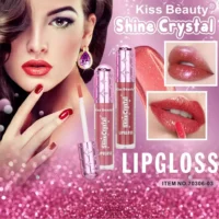 KISS BEAUTY BRILLO LABIAL LIP GLOSS SHINE CRYSTAL KA70306