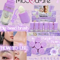 MOCALLURE ILUMINADOR LIQUIDO FLOR VIOLETA CON ESPONJA MOC962