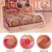 SFR COLOR PALETA DE SOMBRAS ROSE X9 COLORES WH-SF08