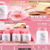 KISS BEAUTY PROTECTOR SOLAR SPRAY ROSE 60SPF KA2457