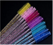 CEPILLO PARA PESTANA CON GLITTER X50UN WH734