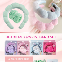 set vincha y muñequeras spa x3 bx 3995